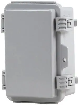 Gray Weatherproof Electrical Junction Box Polycarbonate NHWE-S with Hinged Cover NEMA Gray Weatherproof Electrical Junction Box Polycarbonate NHWE-S with Hinged Cover NEMA