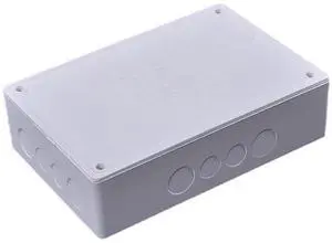 9" x 6" x 3" PVC Plastic Junction Box with Pre Molded 3/4" & 1" Punch in Holes Electrical Boxes IP65 Waterproof and Dustproof Project Junction Conduit Box for Electrical Enclosure 9" x 6" x 3" PVC Plastic Junction Box with Pre Molded 3/4" & 1" Punch in Holes Electrical Boxes IP65 Waterproof and Dustproof Project Junction Conduit Box for Electrical Enclosure