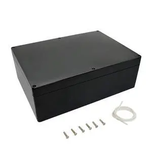 Project Box ABS Plastic IP65 Waterproof Dustproof Electrical Junction Box Outdoor Enclosure for Electronics Black 11.41" x 8.26" x 3.93" (290 x 210 x 100mm) Project Box ABS Plastic IP65 Waterproof Dustproof Electrical Junction Box Outdoor Enclosure for Electronics Black 11.41" x 8.26" x 3.93" (290 x 210 x 100mm)