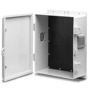 Outdoor Electrical Junction Box, ABS Water Resistant Enclosure with Internal Mounting Panel & Hinged Cover (13" H* 9.2" L* 5.6" W) Outdoor Electrical Junction Box, ABS Water Resistant Enclosure with Internal Mounting Panel & Hinged Cover (13" H* 9.2" L* 5.6" W)