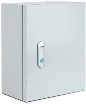 Steel Electrical Junction Box, Indoor&Outdoor Electrical Enclosure Box, Wall Mounted Waterproof&Dustproof Metal Box, Universal Electric Equipment Enclosure Box with Safety Locks and Mounting Plates Steel Electrical Junction Box, Indoor&Outdoor Electrical Enclosure Box, Wall Mounted Waterproof&Dustproof Metal Box, Universal Electric Equipment Enclosure Box with Safety Locks and Mounting Plates