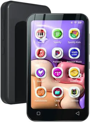 80GB Kids MP3 Player with Bluetooth, Parental Controls, Pre-Installed Spotify, Audible, 4" MP4 Player (Black) 80GB Kids MP3 Player with Bluetooth, Parental Controls, Pre-Installed Spotify, Audible, 4" MP4 Player (Black)