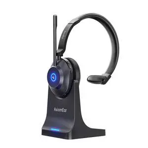 Bluetooth Wireless Headset with Mic for Work, Advanced Noise Reduction Microphone, Clear Calls - Comfortable On-Ear Headphones, Bluetooth 5.3, Applicable to PC, Zoom(Without USB Dongle) Bluetooth Wireless Headset with Mic for Work, Advanced Noise Reduction Microphone, Clear Calls - Comfortable On-Ear Headphones, Bluetooth 5.3, Applicable to PC, Zoom(Without USB Dongle)
