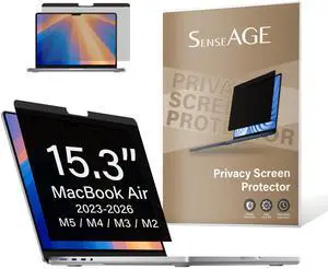 Magnetic Privacy Screen Filter for MacBook Air 15 inch (2023-2025, M2, M3, M4), Easy On/Off Anti-Blue Light Privacy Screen Protector, Compatible with MacBook Air 15.3 inch Magnetic Privacy Screen Filter for MacBook Air 15 inch (2023-2025, M2, M3, M4), Easy On/Off Anti-Blue Light Privacy Screen Protector, Compatible with MacBook Air 15.3 inch