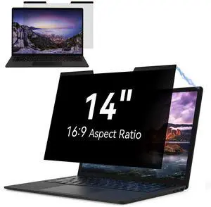 Magnetic Laptop Privacy Screen 14 Inch for 16:9 Computer Monitor, Removable 14 Anti Glare Protector Blue Light Filter Shield Compatible with HP Dell Xps Acer Asus Samsung Lenovo ThinkPad Envy Magnetic Laptop Privacy Screen 14 Inch for 16:9 Computer Monitor, Removable 14 Anti Glare Protector Blue Light Filter Shield Compatible with HP Dell Xps Acer Asus Samsung Lenovo ThinkPad Envy