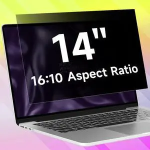 14 Inch 16:10 Laptop Privacy Screen Filter, Anti Blue Light Glare & Anti Scratch Computer Privacy Shield for 14" with 1920x1200 Aspect Ratio Laptop 14 Inch 16:10 Laptop Privacy Screen Filter, Anti Blue Light Glare & Anti Scratch Computer Privacy Shield for 14" with 1920x1200 Aspect Ratio Laptop