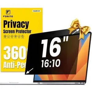 16 Inch 16:10 360° Laptop Privacy Screen Protector, Anti Peeping and Anti Glare Laptop Privacy Shield, Reduce Eye Strain & Eye Protection 16 Inch 16:10 360° Laptop Privacy Screen Protector, Anti Peeping and Anti Glare Laptop Privacy Shield, Reduce Eye Strain & Eye Protection