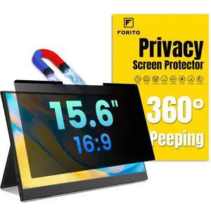 Magnetic Laptop Privacy Screen 15.6 inch 16:9, 360° Anti Peeping Removable Anti Glare Blue Light Filter Compatible with All 15.6 16:9 Laptops Portable Monitors Magnetic Laptop Privacy Screen 15.6 inch 16:9, 360° Anti Peeping Removable Anti Glare Blue Light Filter Compatible with All 15.6 16:9 Laptops Portable Monitors