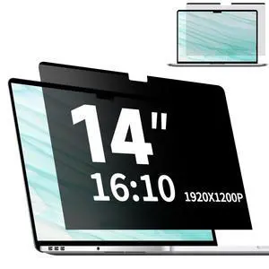 Magnetic Laptop Privacy Screen 14 Inch 16:10, Removable Matte Anti Glare Blue Light Filter - Computer Privacy Shield Not for 14" 16:9 Laptop Magnetic Laptop Privacy Screen 14 Inch 16:10, Removable Matte Anti Glare Blue Light Filter - Computer Privacy Shield Not for 14" 16:9 Laptop