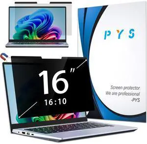 Magnetic Laptop Privacy Screen 16 Inch 16:10 Ratio - Computer Monitor Screen Privacy Shield, Anti-Glare Blue Light Filter, Detachable Privacy Screen Protector for Lenovo, Hp Envy, Dell Magnetic Laptop Privacy Screen 16 Inch 16:10 Ratio - Computer Monitor Screen Privacy Shield, Anti-Glare Blue Light Filter, Detachable Privacy Screen Protector for Lenovo, Hp Envy, Dell