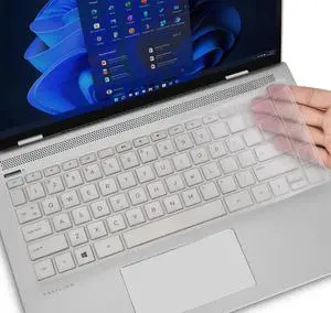 Keyboard Cover for HP 14 Laptop & HP Pavilion x360 14 14-dq 14-fq 14m-ba/cd/dh, HP Ultrabook 14, 14-CF 14-dq0040nr 14-dq0052dx 14-dq0762dx dq0760dx 14-dq5043cl 14-dq0055dx 14-fq1025nr/fq0033dx -Clear Keyboard Cover for HP 14 Laptop & HP Pavilion x360 14 14-dq 14-fq 14m-ba/cd/dh, HP Ultrabook 14, 14-CF 14-dq0040nr 14-dq0052dx 14-dq0762dx dq0760dx 14-dq5043cl 14-dq0055dx 14-fq1025nr/fq0033dx -Clear