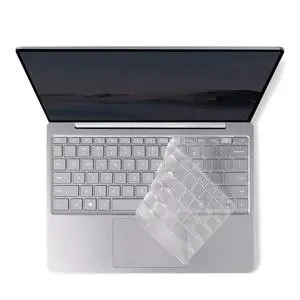 Keyboard Cover Skin for 2021 2020 Microsoft Surface Laptop Go 12.4" & 2022 Surface Laptop Go 2 12.4 inch with Fingerprint Power Button Ultra Thin TPU Keyboard Protector (Transparent) Keyboard Cover Skin for 2021 2020 Microsoft Surface Laptop Go 12.4" & 2022 Surface Laptop Go 2 12.4 inch with Fingerprint Power Button Ultra Thin TPU Keyboard Protector (Transparent)