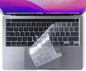 Premium Keyboard Cover for MacBook Pro 13 inch M2 2023 2022, 2021 2020 M1 A2338 A2289 A2251 Ultra Thin US Keyboard Protector for MacBook Pro 13 with Touch Bar -Clear Premium Keyboard Cover for MacBook Pro 13 inch M2 2023 2022, 2021 2020 M1 A2338 A2289 A2251 Ultra Thin US Keyboard Protector for MacBook Pro 13 with Touch Bar -Clear