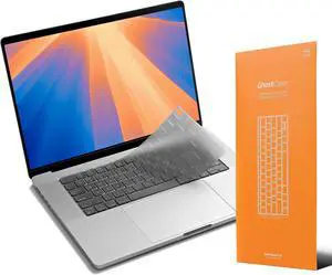 GhostCover FlexType Premium Keyboard Protector for High-Performance Typing, Compatible with 2021-2026 MacBook Pro 14/16 MacBook Air 13/15 M5-M1 Pro/Max, US Keyboard Layout, Tinted Translucent GhostCover FlexType Premium Keyboard Protector for High-Performance Typing, Compatible with 2021-2026 MacBook Pro 14/16 MacBook Air 13/15 M5-M1 Pro/Max, US Keyboard Layout, Tinted Translucent