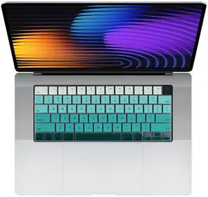 MacBook Keyboard Cover for Pro 14"/16" (M2/M3/M4, 20212025) & Air 13"/15" (M1/M2/M3/M4 Pro/Max, 20222025), Laptop Keyboard Protector Skin, US ANSI Layout, Ombre Green MacBook Keyboard Cover for Pro 14"/16" (M2/M3/M4, 20212025) & Air 13"/15" (M1/M2/M3/M4 Pro/Max, 20222025), Laptop Keyboard Protector Skin, US ANSI Layout, Ombre Green
