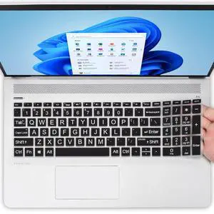 Keyboard Cover with Large Letters for HP 15.6" Laptop 15-dw 15-dy 15-dy5033dx 15-dy5073dx 15-dy5113dx 15-db 15-ds 15-da 15-ef 15-ES 15-cc 15-cd 15-cs 15-cw 15-bw 15-bs Series -Black Keyboard Cover with Large Letters for HP 15.6" Laptop 15-dw 15-dy 15-dy5033dx 15-dy5073dx 15-dy5113dx 15-db 15-ds 15-da 15-ef 15-ES 15-cc 15-cd 15-cs 15-cw 15-bw 15-bs Series -Black