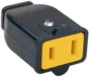 Legrand SA155BKCC10 Residential Straight Blade Connector 15-Amp 125-volt Two Pole Two Wire, Black (1 Count) Legrand SA155BKCC10 Residential Straight Blade Connector 15-Amp 125-volt Two Pole Two Wire, Black (1 Count)