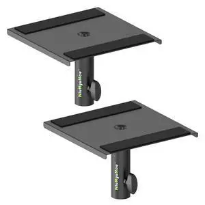 Pair of Speaker Stand Mounting Plates - Pole Mount Removable Plates - Studio Monitor Stand Fit for Standard 35mm Speaker Pole Pair of Speaker Stand Mounting Plates - Pole Mount Removable Plates - Studio Monitor Stand Fit for Standard 35mm Speaker Pole