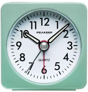 Ultra Small, Battery Travel Alarm Clock with Snooze and Light Ultra Small, Battery Travel Alarm Clock with Snooze and Light