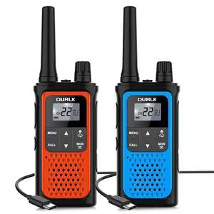 Walkie Talkies for Adults Long Range 2 Pack, Rechargeable Walkie Talkies 22 FRS Channels Two Way Radios with NOAA Weather Receiver, Noise Reduction, Volume Adjustment, LED Flashlight, 1800mAh Battery Walkie Talkies for Adults Long Range 2 Pack, Rechargeable Walkie Talkies 22 FRS Channels Two Way Radios with NOAA Weather Receiver, Noise Reduction, Volume Adjustment, LED Flashlight, 1800mAh Battery