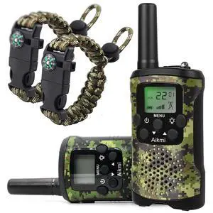 Walkie Talkies for Kids 22 Channel 2 Way Radio 3 Miles Long Range Handheld Walkie Talkies Durable Toy Best Birthday Gifts for 6 Year Old Boys and Girls fit Adventure Game Camping (Green Camo 1) Walkie Talkies for Kids 22 Channel 2 Way Radio 3 Miles Long Range Handheld Walkie Talkies Durable Toy Best Birthday Gifts for 6 Year Old Boys and Girls fit Adventure Game Camping (Green Camo 1)