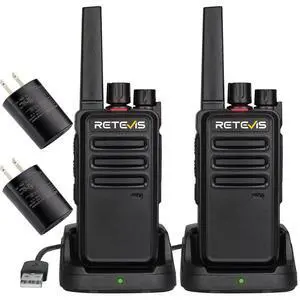 RT68 Walkie Talkies Rechargeable,Portable FRS Two-Way Radios for Adults,Heavy Duty 2 Way Radios Long Range,USB Charging Base,License Free Walkie Talkie for Road Trip Gifts Camping (2 Pack) RT68 Walkie Talkies Rechargeable,Portable FRS Two-Way Radios for Adults,Heavy Duty 2 Way Radios Long Range,USB Charging Base,License Free Walkie Talkie for Road Trip Gifts Camping (2 Pack)