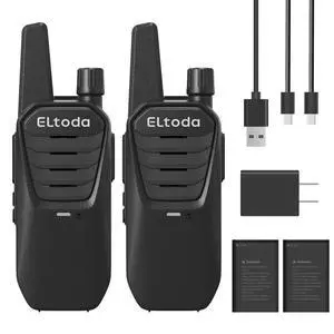 E02 Walkie Talkies Long Range Rechargeable Two Way Radio for Adults E02 Walkie Talkies Long Range Rechargeable Two Way Radio for Adults