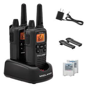 LXT600VP3, 36 Channel FRS Two-Way Radio - Up to 30 Mile Range Walkie Talkie, 121 Privacy Codes, NOAA Weather Scan + Alert (Pair Pack) (Black) LXT600VP3, 36 Channel FRS Two-Way Radio - Up to 30 Mile Range Walkie Talkie, 121 Privacy Codes, NOAA Weather Scan + Alert (Pair Pack) (Black)