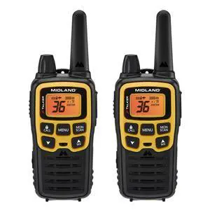T61VP3 X-TALKER - Two-Way Radio - 36 Channel FRS- Long Range Walkie Talkie, 121 Privacy Codes, & NOAA Weather Scan & Alert Black/Yellow, 2-Pack T61VP3 X-TALKER - Two-Way Radio - 36 Channel FRS- Long Range Walkie Talkie, 121 Privacy Codes, & NOAA Weather Scan & Alert Black/Yellow, 2-Pack
