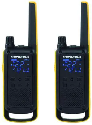 T470 Two-Way Radio Black W/Yellow Rechargeable Two Pack T470 Two-Way Radio Black W/Yellow Rechargeable Two Pack