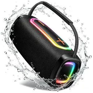 Bluetooth Speaker 60W, 36H Playtime 6000mAh BT5.4 Portable Wireless Speaker with Loud Stereo Sound, IP6 Waterproof, Portable Speaker with RGB Multi-Color Rhythm Lights for Outdoor/Home/Party as Gift Bluetooth Speaker 60W, 36H Playtime 6000mAh BT5.4 Portable Wireless Speaker with Loud Stereo Sound, IP6 Waterproof, Portable Speaker with RGB Multi-Color Rhythm Lights for Outdoor/Home/Party as Gift