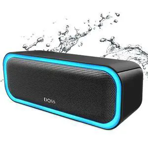 SoundBox Pro Bluetooth Speaker, 20W Stereo Sound, Active Extra Bass, 20H Playtime, Multi-Colors Lights, TWS Pairing, IPX6 Waterproof for Garden, Hiking, Camping, Outdoor, Party-Black SoundBox Pro Bluetooth Speaker, 20W Stereo Sound, Active Extra Bass, 20H Playtime, Multi-Colors Lights, TWS Pairing, IPX6 Waterproof for Garden, Hiking, Camping, Outdoor, Party-Black