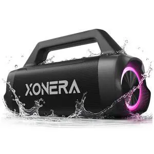 Speakers Bluetooth Wireless, 80W Peak Loud Outdoor Speaker with Bass, 20H Playtime, IPX6 Waterproof, TWSBT5.3, Portable for Camping Hiking Boating Pool Beach(Black) Speakers Bluetooth Wireless, 80W Peak Loud Outdoor Speaker with Bass, 20H Playtime, IPX6 Waterproof, TWSBT5.3, Portable for Camping Hiking Boating Pool Beach(Black)