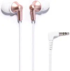 ErgoFit Wired Earbuds, In-Ear Headphones with Dynamic Crystal-Clear Sound and Ergonomic Custom-Fit Earpieces (S/M/L), 3.5mm Jack for Phones and Laptops, No Mic - RP-HJE120-N (Rose Gold) ErgoFit Wired Earbuds, In-Ear Headphones with Dynamic Crystal-Clear Sound and Ergonomic Custom-Fit Earpieces (S/M/L), 3.5mm Jack for Phones and Laptops, No Mic - RP-HJE120-N (Rose Gold)