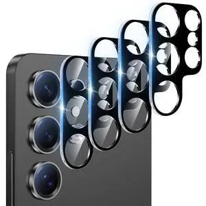 4 Pack Camera Lens Screen Protector for Samsung Galaxy S25 Ultra, 9H Tempered Glass Camera Lens Cover Decoration Compatible with Galaxy S25 Ultra, Case Friendly, High Definition, Scratch-Resistant 4 Pack Camera Lens Screen Protector for Samsung Galaxy S25 Ultra, 9H Tempered Glass Camera Lens Cover Decoration Compatible with Galaxy S25 Ultra, Case Friendly, High Definition, Scratch-Resistant