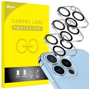 Camera Lens Protector for iPhone 13 Pro Max 6.7-Inch and iPhone 13 Pro 6.1-Inch, 9H Tempered Glass, HD Clear, Anti-Scratch, Case Friendly, Does Not Affect Night Shots, 3-Pack Camera Lens Protector for iPhone 13 Pro Max 6.7-Inch and iPhone 13 Pro 6.1-Inch, 9H Tempered Glass, HD Clear, Anti-Scratch, Case Friendly, Does Not Affect Night Shots, 3-Pack