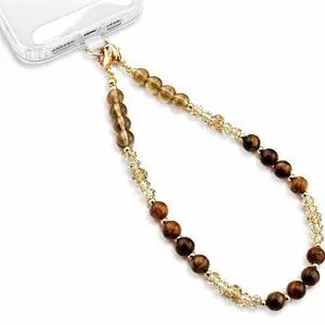 Natural Stones Phone Charm Detachable Anti Theft Strap Hands-Free iPhone Wrist Strap for Women Phone Chain Wristlet - Fits Apple, Samsung, Google Pixel & More (Golden Tigers Eye) Natural Stones Phone Charm Detachable Anti Theft Strap Hands-Free iPhone Wrist Strap for Women Phone Chain Wristlet - Fits Apple, Samsung, Google Pixel & More (Golden Tigers Eye)