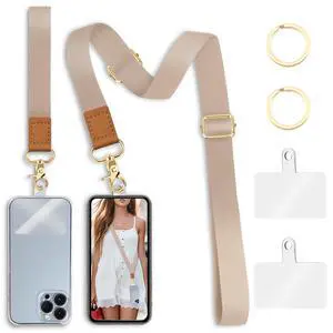 Phone Lanyard Crossbody Strap Wrist Neck Adjustable Women Gold Phone Lanyard Crossbody Strap Wrist Neck Adjustable Women Gold