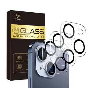 Camera Lens Protector for iPhone 15 / iPhone 14 6.1" iPhone 15 Plus/iPhone 14 Plus 6.7" ,9H Tempered GlassUltra HD, Scratch Resistance Easy to InstallCase Friendly3-Pack Camera Lens Protector for iPhone 15 / iPhone 14 6.1" iPhone 15 Plus/iPhone 14 Plus 6.7" ,9H Tempered GlassUltra HD, Scratch Resistance Easy to InstallCase Friendly3-Pack
