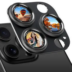 Camera Lens Protector for iPhone 14/16 Pro/Pro Max, Black Camera Lens Protector for iPhone 14/16 Pro/Pro Max, Black