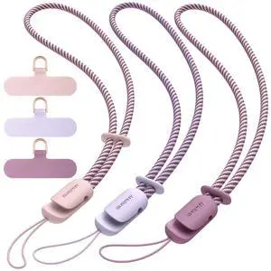 3 Pack Phone Wrist Strap, Phone Lanyard with Cellphone Tether Tab 3 Pack Phone Wrist Strap, Phone Lanyard with Cellphone Tether Tab