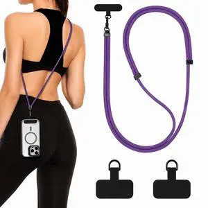 Luxury Phone Strap Crossbody And 2 Ultra-Durable Phone Tabs Adjustable, Anti Phone Theft For All phones Festival Luxury Phone Strap Crossbody And 2 Ultra-Durable Phone Tabs Adjustable, Anti Phone Theft For All phones Festival
