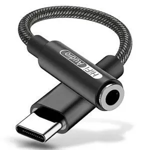 USB C to 3.5mm Hi-Res Audio Adapter, Built-in DAC, Type C to Aux Headphone Jack, Studio Quality Sound, Supports Calls, Compatible with iPhone 15 16 17, Samsung Galaxy S25 S24 S23, MacBook, iPad, Pixel USB C to 3.5mm Hi-Res Audio Adapter, Built-in DAC, Type C to Aux Headphone Jack, Studio Quality Sound, Supports Calls, Compatible with iPhone 15 16 17, Samsung Galaxy S25 S24 S23, MacBook, iPad, Pixel