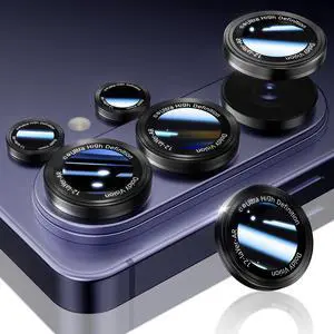 for Samsung Galaxy S26 Ultra Camera Lens Protector, Military-Grade 9H+ Tempered Glass with AR Optical Tech HD Anti-Glare Anti-Scratch Metal Individual Ring Easy Install Case Friendly, Black for Samsung Galaxy S26 Ultra Camera Lens Protector, Military-Grade 9H+ Tempered Glass with AR Optical Tech HD Anti-Glare Anti-Scratch Metal Individual Ring Easy Install Case Friendly, Black