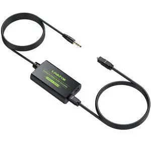 3.5mm to SPDIF Converter Analog to Digital Audio Adapter for Enhanced Sound Toslink Optical Output 3.5mm to Optical with Optical Cable for Amplifiers & Soundbars 3.5mm to SPDIF Converter Analog to Digital Audio Adapter for Enhanced Sound Toslink Optical Output 3.5mm to Optical with Optical Cable for Amplifiers & Soundbars