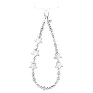Phone Charm Wrist Strap - Cute Lanyard Accessory for Women - Compatible with all Phone Cases (Chrome Stars) Phone Charm Wrist Strap - Cute Lanyard Accessory for Women - Compatible with all Phone Cases (Chrome Stars)