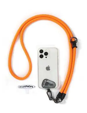 Cell Phone Lanyard ×1, Tether Tab ×2, Universal Adjustable Phone Strap, Crossbody, Neck Phone Lanyard, Rope Strap (Orange) Cell Phone Lanyard ×1, Tether Tab ×2, Universal Adjustable Phone Strap, Crossbody, Neck Phone Lanyard, Rope Strap (Orange)