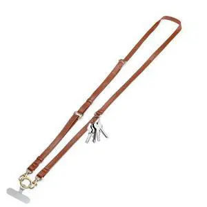 Clip and Go Phone Strap Crossbody Wrist 2 in 1 Leather Lanyard with Tether Hanging Loops Adjustable Anti-Theft Purse Replacement Handbag Long Thin Shoulder Neck Straps for All Phones Keys Bags Brown Clip and Go Phone Strap Crossbody Wrist 2 in 1 Leather Lanyard with Tether Hanging Loops Adjustable Anti-Theft Purse Replacement Handbag Long Thin Shoulder Neck Straps for All Phones Keys Bags Brown