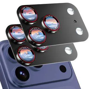 9H High-alumina Tempered Glass Camera Lens Protector for iPhone 17 Pro Max Lens , Military-Grade Shatterproof with Strong Adsorption, Full Coverage Case-Friendly Cover 9H High-alumina Tempered Glass Camera Lens Protector for iPhone 17 Pro Max Lens , Military-Grade Shatterproof with Strong Adsorption, Full Coverage Case-Friendly Cover