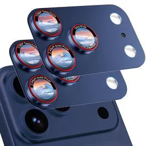 9H High-alumina Tempered Glass Camera Lens Protector for iPhone 17 Pro Max Lens , Military-Grade Shatterproof with Strong Adsorption, Full Coverage Case-Friendly Cover 9H High-alumina Tempered Glass Camera Lens Protector for iPhone 17 Pro Max Lens , Military-Grade Shatterproof with Strong Adsorption, Full Coverage Case-Friendly Cover